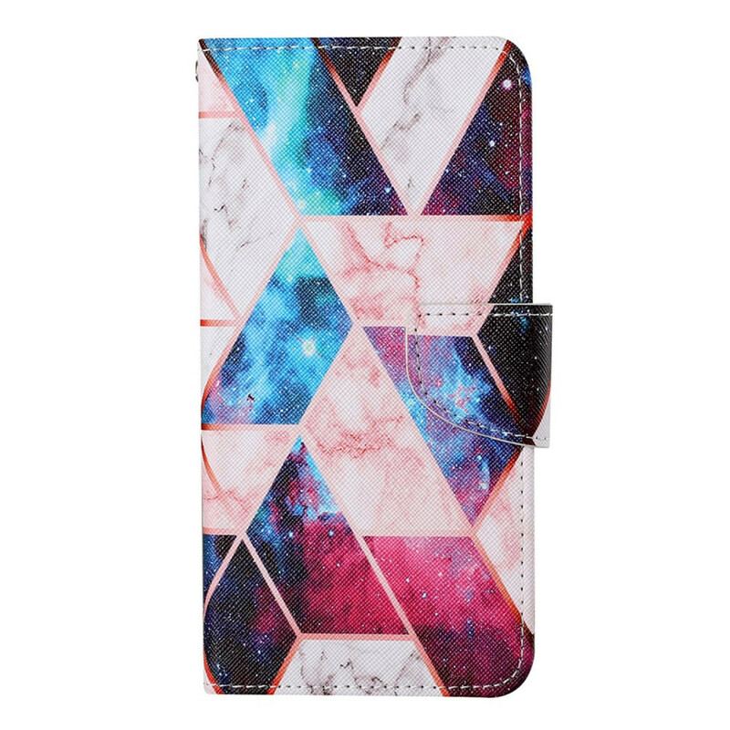 Flip Cover iPhone 13 Pro Marmor Med Snor