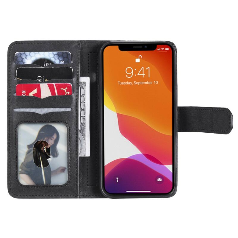Flip Cover iPhone 13 Pro Multifunktions 10 Kortholder