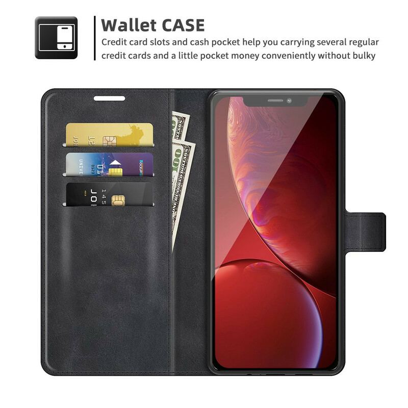 Flip Cover iPhone 13 Pro Stil Læder Design