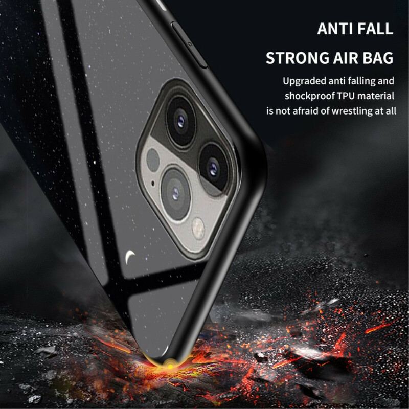 Mobilcover iPhone 13 Pro Stjernehimmel Hærdet Glas