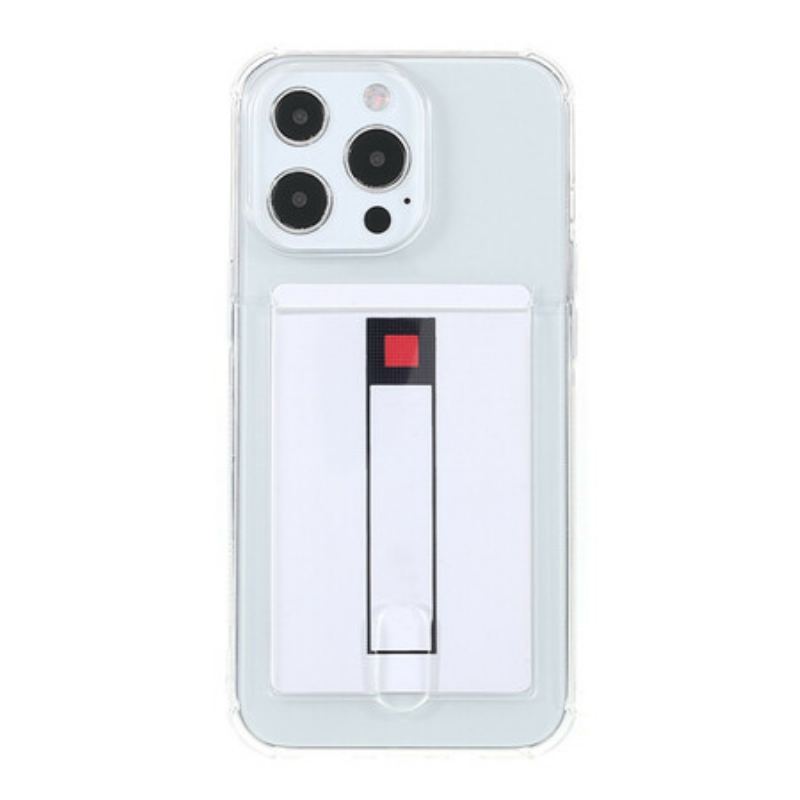 Mobilcover iPhone 13 Pro Transparent Farvekortholder