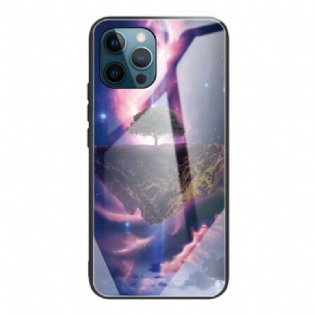Mobilcover iPhone 13 Pro World Tree Hærdet Glas