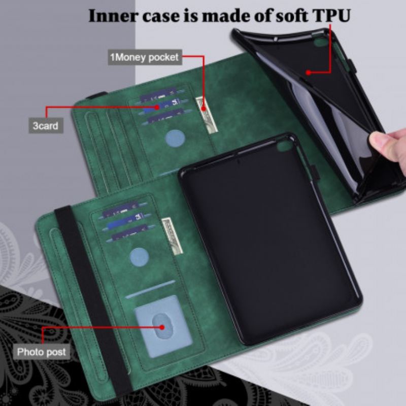 Case iPad Mini 6 (2021) Blomsterdesign