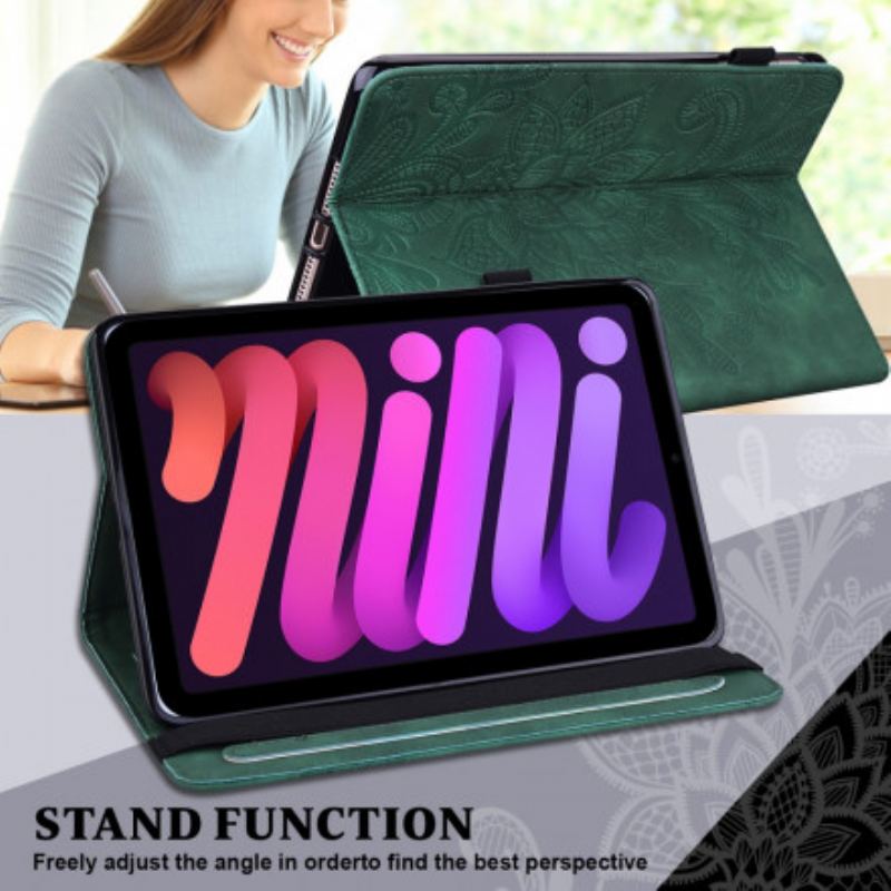 Case iPad Mini 6 (2021) Blomsterdesign