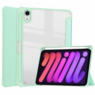 Cover iPad Mini 6 (2021) Kunstlæder Og Gennemsigtig Ryg