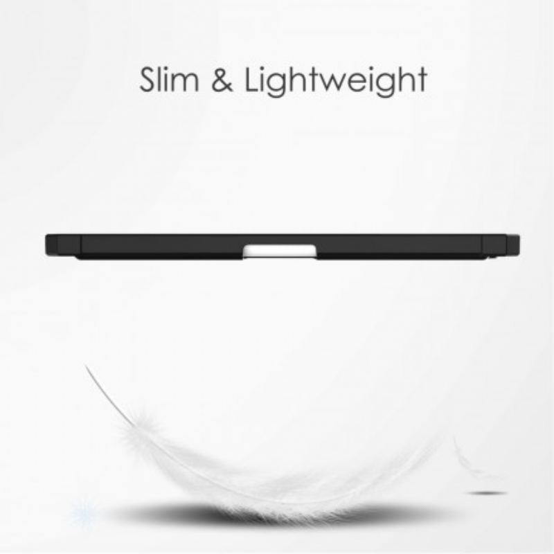 Cover iPad Mini 6 (2021) Kunstlæder Og Gennemsigtig Ryg