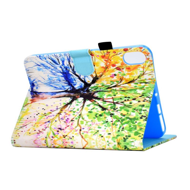 Flip Cover iPad Mini 6 (2021) Akvarel Træ