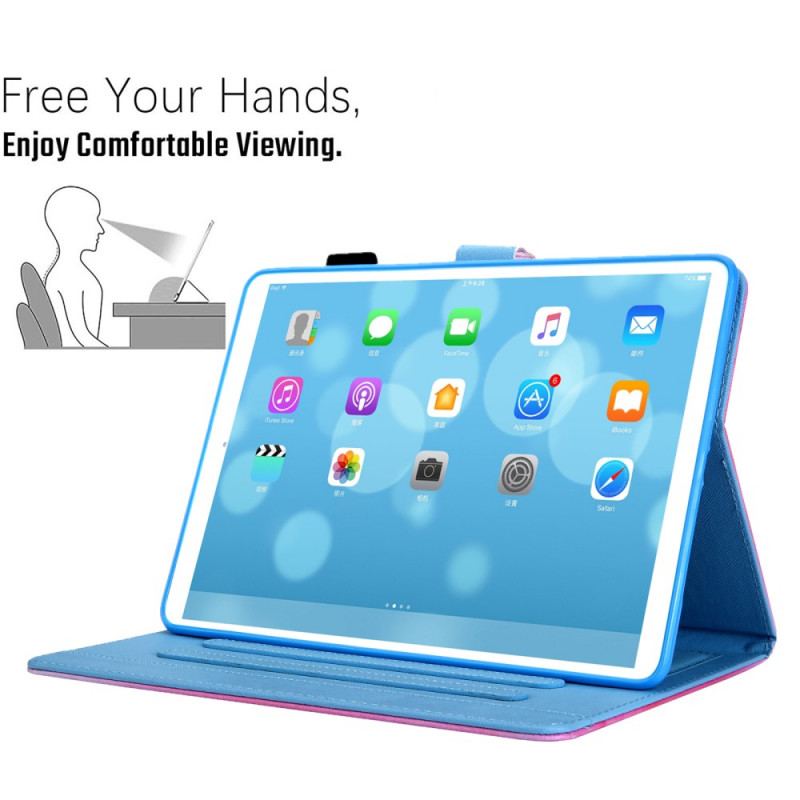 Flip Cover iPad Mini 6 (2021) Blomster Sommerfugl