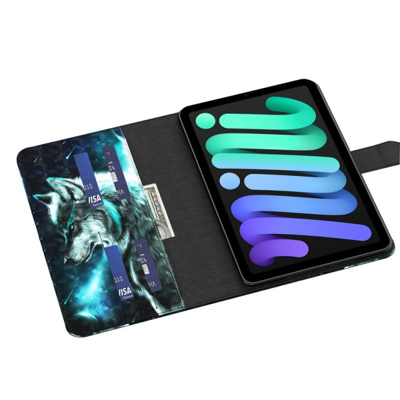Flip Cover iPad Mini 6 (2021) Lys Spot Vild Ulv