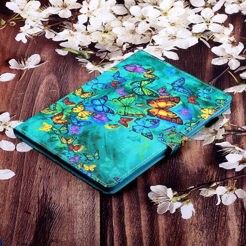 Flip Cover iPad Mini 6 (2021) Sommerfuglenes Flugt