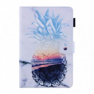 Læder Cover iPad Mini 6 (2021) Ananas Mønster