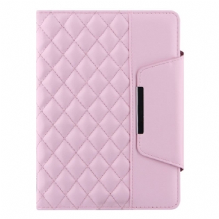 Læder Cover iPad Mini 6 (2021) Quiltet Kunstlæder Med Rem