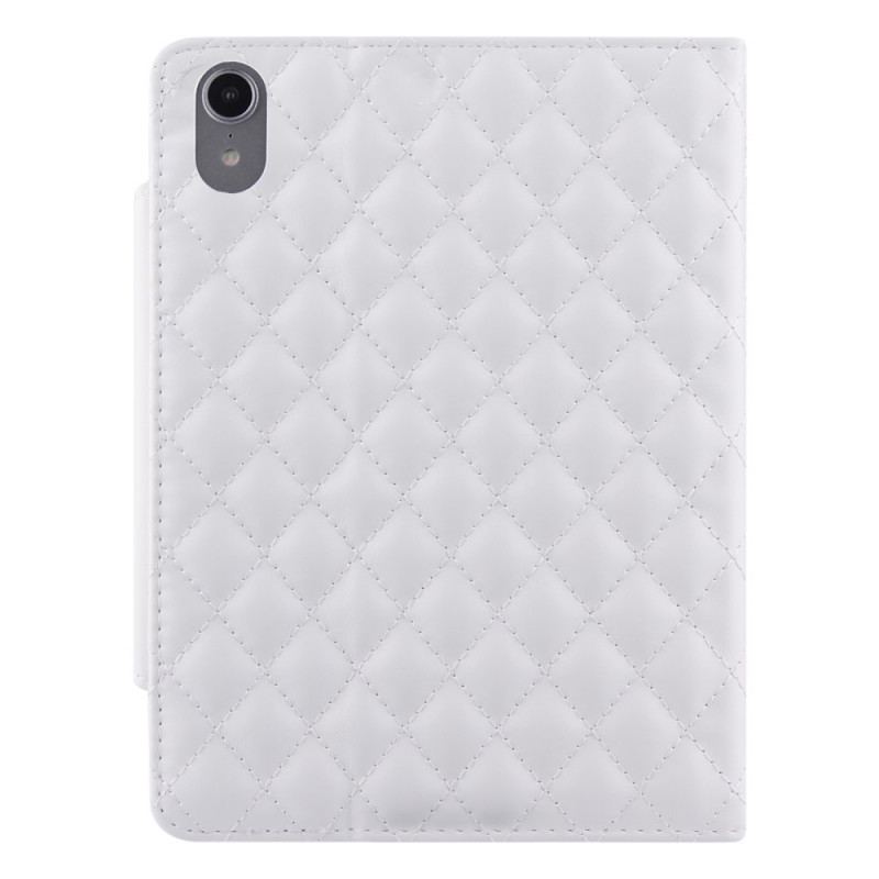 Læder Cover iPad Mini 6 (2021) Quiltet Kunstlæder Med Rem