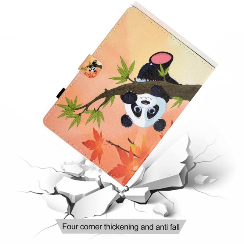 Læder Cover iPad Mini 6 (2021) Sød Panda