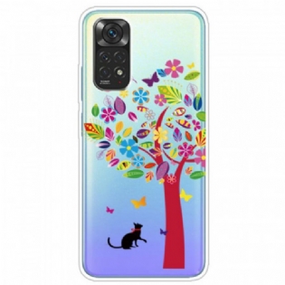 Cover Xiaomi Redmi Note 11 Pro / 11 Pro 5G Kat Under Det Farverige Træ