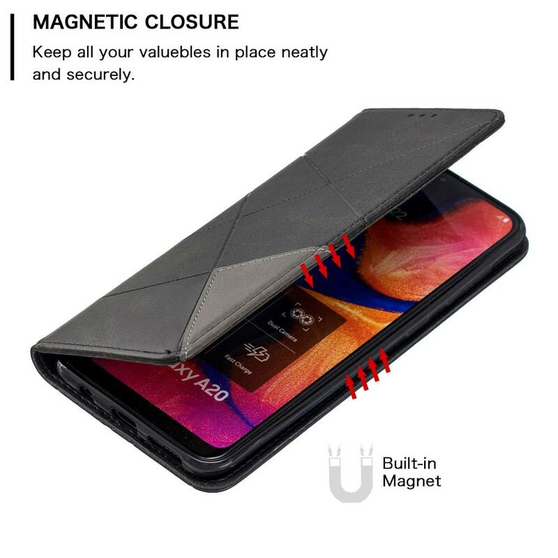 Cover Samsung Galaxy A30 Flip Cover Kunstner Stil