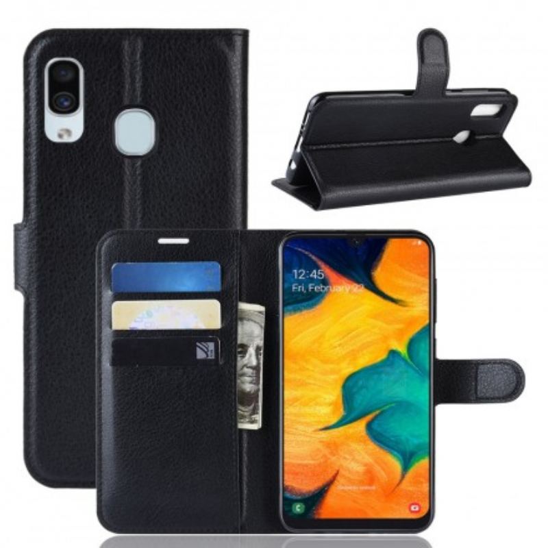 Flip Cover Samsung Galaxy A30 Klassisk