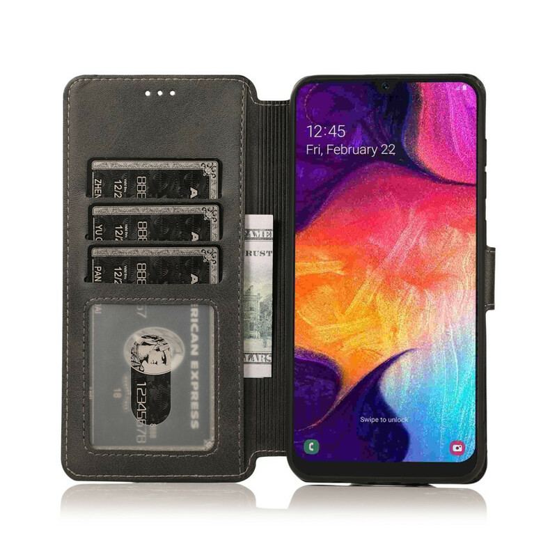 Flip Cover Samsung Galaxy A30 Silikone Og Kunstlæder