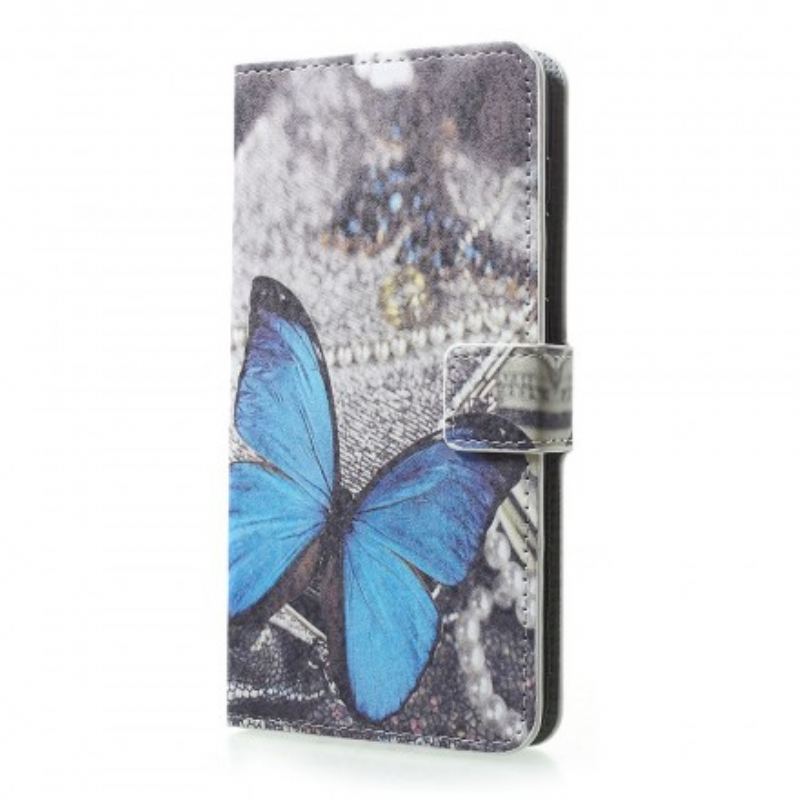 Flip Cover Samsung Galaxy A30 Sommerfugle Og Blomster