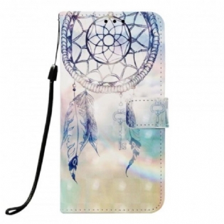 Læder Cover Samsung Galaxy A30 Akvarel Drømmefanger