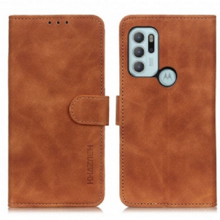 Flip Cover Moto G60S Khazneh Vintage Lædereffekt