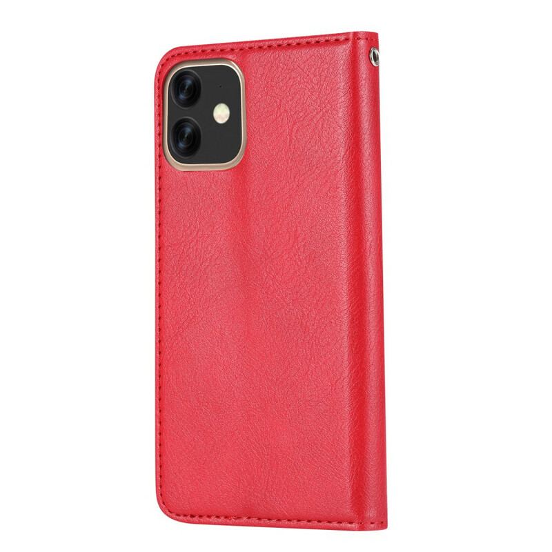 Cover iPhone 11 Flip Cover Kortholder I Imiteret Læder