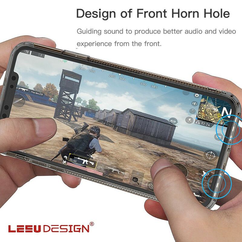 Cover iPhone 11 Gennemsigtig Leeu Puder Protector