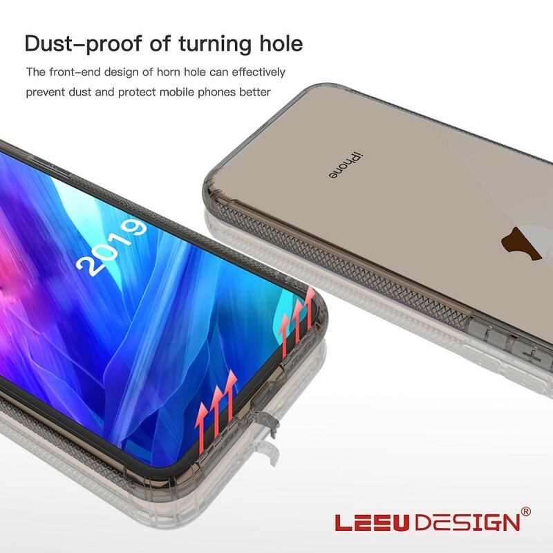 Cover iPhone 11 Gennemsigtig Leeu Puder Protector
