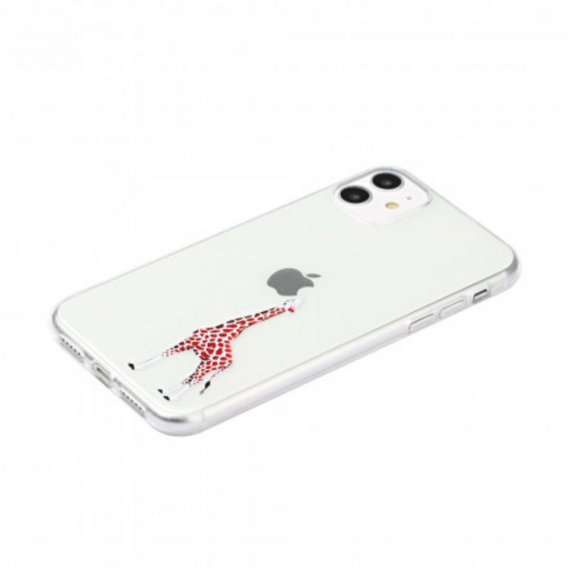 Cover iPhone 11 Giraffe Spil Logo