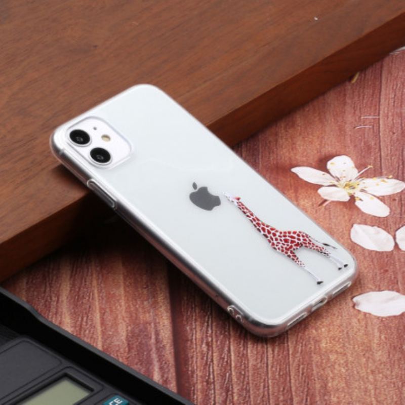 Cover iPhone 11 Giraffe Spil Logo