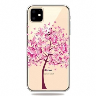 Cover iPhone 11 Pink Træ Top