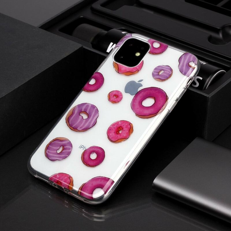 Cover iPhone 11 Sømløs Donut Fan
