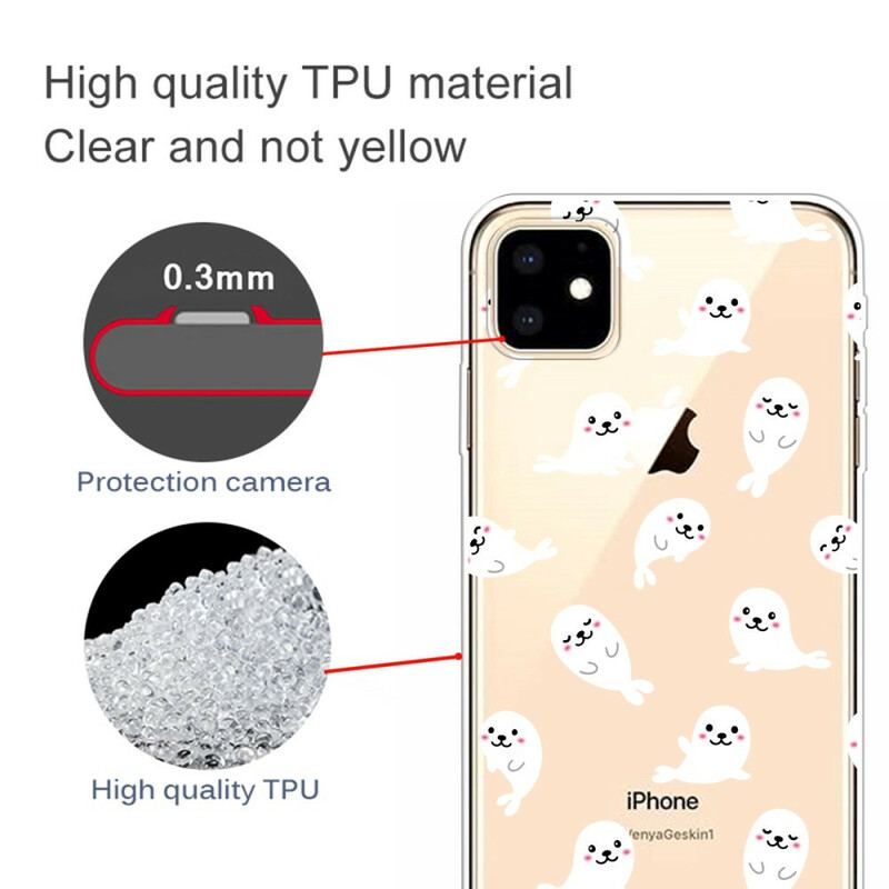Cover iPhone 11 Top Søløver