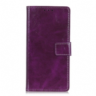 Flip Cover iPhone 11 Retro Lædereffektsøm
