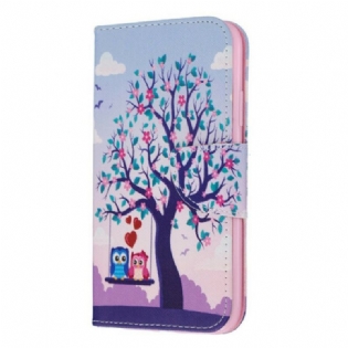 Flip Cover iPhone 11 Ugler På Gyngen