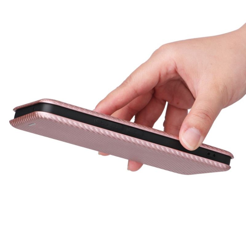 Cover Vivo V23 5G Flip Cover Farvet Kulfiber