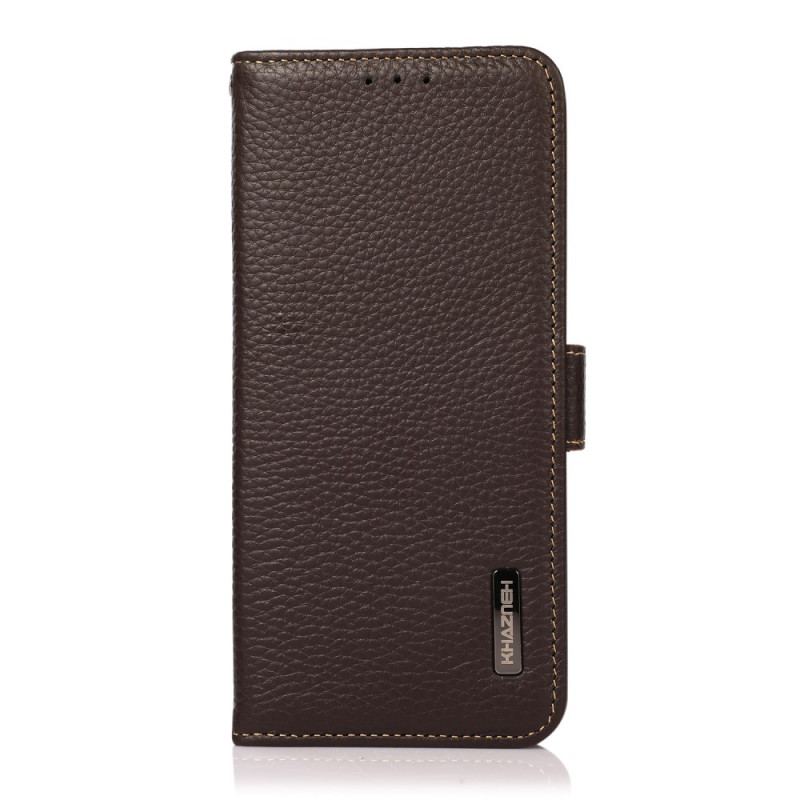 Flip Cover Vivo V23 5G Beskyttelsessæt Litchi Læder Khazneh Rfid Beskyttelse