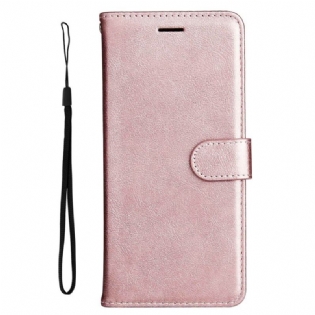 Flip Cover Vivo V23 5G Med Snor Almindelig Med Rem