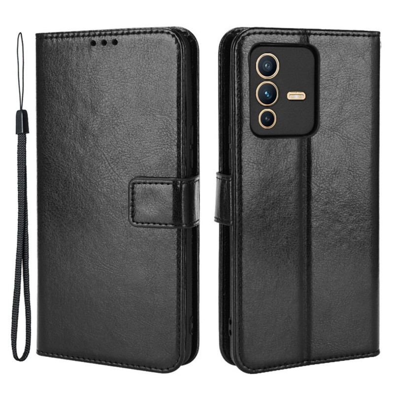 Flip Cover Vivo V23 5G Prangende Kunstlæder
