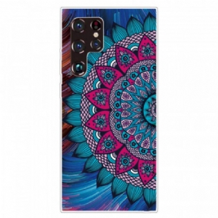 Cover Samsung Galaxy S22 Ultra 5G Farverig Mandala
