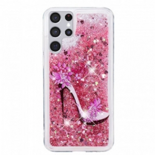 Cover Samsung Galaxy S22 Ultra 5G Glitter Pumpe