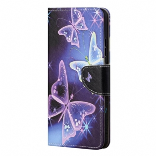 Flip Cover Samsung Galaxy S22 Ultra 5G Suveræne Sommerfugle