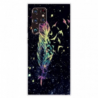 Mobilcover Samsung Galaxy S22 Ultra 5G Fjer