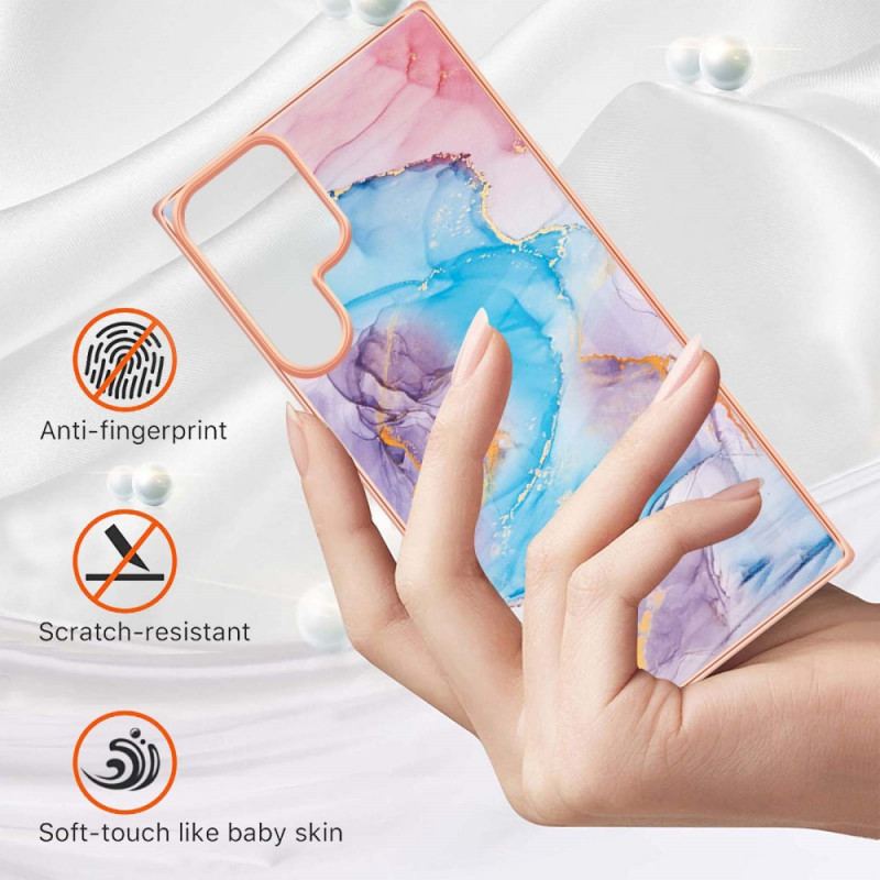 Mobilcover Samsung Galaxy S22 Ultra 5G Sofistikeret Marmor