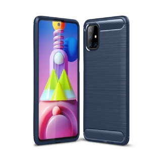 Cover Samsung Galaxy M51 Børstet Kulfiber