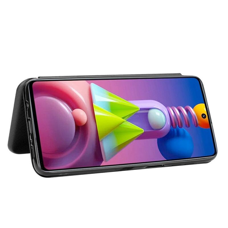 Cover Samsung Galaxy M51 Flip Cover Kulfiber