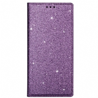 Cover Samsung Galaxy M51 Flip Cover Sequin Stil