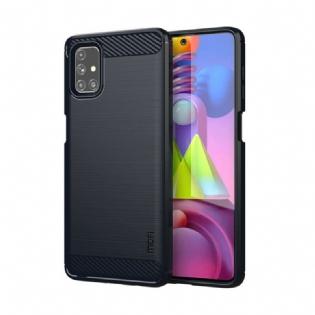 Cover Samsung Galaxy M51 Mofi Børstet Kulfiber