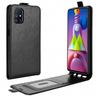 Flip Cover Samsung Galaxy M51 Læder Cover Lodret Klap I Lædereffekt