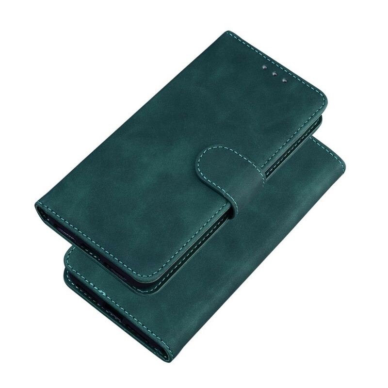 Flip Cover Samsung Galaxy M51 Monokrom Lædereffekt